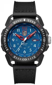 Luminox Mens ICE-SAR Arctic 1000 Series Blue Dial Black Watch