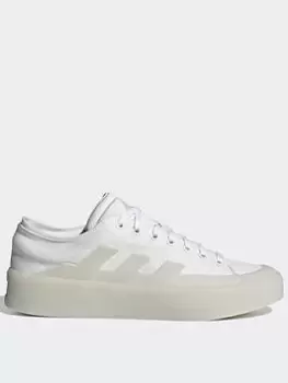 adidas Sportswear Znsored - White/White/White, Size 7, Women