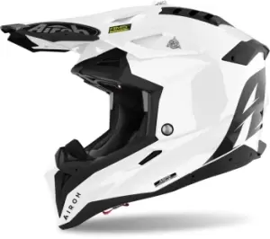 Airoh Aviator 3 Color Carbon Motocross Helmet, white Size M white, Size M