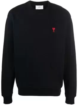 AMI PARIS Ami De Coeur Logo Sweatshirt Black