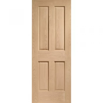 XL Joinery Traditional NRM Victorian 4 Panel Unfinished Oak Internal Door - 1981mm x 762mm (78 inch x 30 inch)