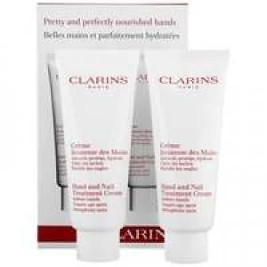 Clarins Hand and Foot Care Hand and Nail Treatment Cream 2 x 100ml / 3.4 oz.