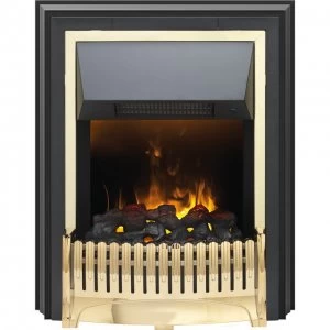 Dimplex Ropley RPL20 Coal Bed Freestanding Fire With Remote Control - Brass