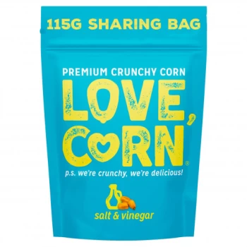 Love Corn Salt & Vinegar - 115g (6 minimum)