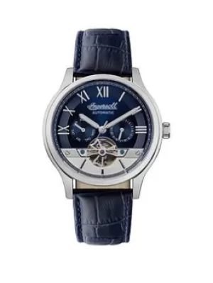 Ingersoll Ingersoll 1892 The Tempest Leather Mens Watch, Navy, Men