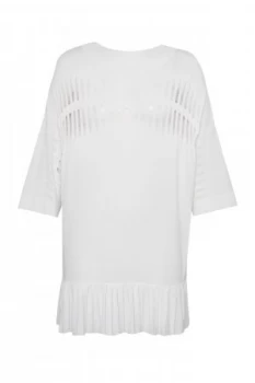 French Connection Laila Ladder Knit Jumper White