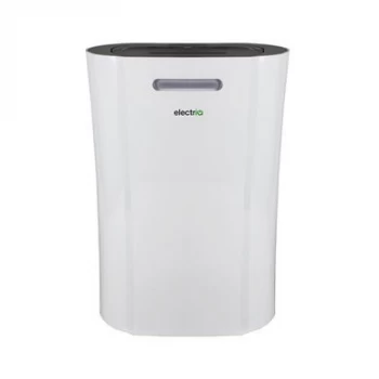 GRADE A1 - electriQ 12 litre Dehumidifier for 3 bed house with Digital Humidistat and Air Purifier