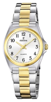 Festina F20556-1 Womens Two Tone Bracelet Wristwatch Colour - Gold Tone