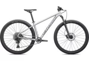 2022 Specialized Rockhopper Expert Mountain Bike in Satin Silver Dust