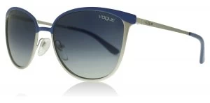 Vogue VO4002S Sunglasses Blue / Brushed Silver 50254L 55mm