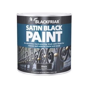 Blackfriar Satin Black Paint 500ml