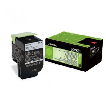 Lexmark 802K Black Laser Toner Ink Cartridge
