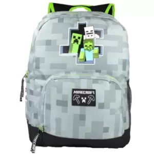 Minecraft Breakthrough Pixel Backpack (One Size) (Grey)