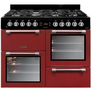 Leisure CK100F232R 100cm Cookmaster Dual Fuel Range Cooker - Red
