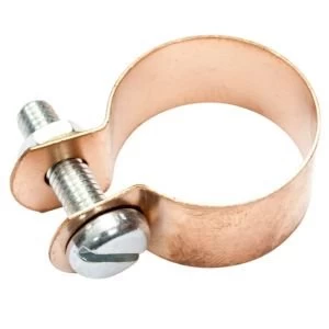 BQ Copper Earth Connecting Clip Pack of 10