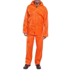 Bdri Weatherproof XLarge Nylon Protective Coverall Orange