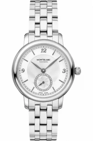 Ladies Mont Blanc Star Legacy Small Second Automatic Diamond Watch 118535
