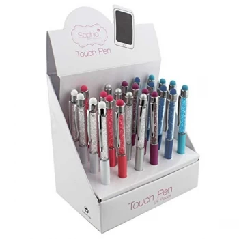 24 Sophia Crystal Touch Pens with CDU - ?1.19 Each