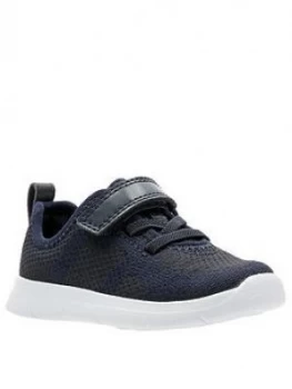 Clarks Ath Flux Toddler Trainers - Navy, Size 3 Younger