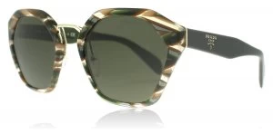 Prada PR04TS Sunglasses Sheaves Grey Brown VAO4J1 55mm