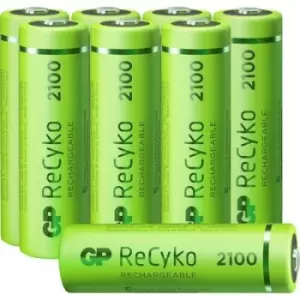 GP Batteries ReCyko+ HR06 AA battery (rechargeable) NiMH 2100 mAh 1.2 V 8 pc(s)