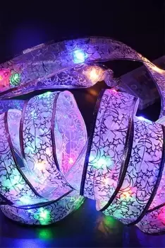 LED Ribbon Shape Fairy Lights - Multicoloured 2 Pieces