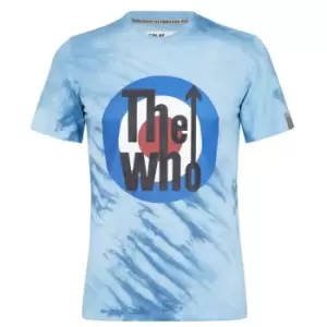 Replay The Who Tie Dye T Shirt - Blue