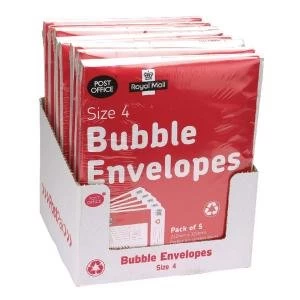 Postpak Size 4 Bubble Envelope Pack of 40 41632