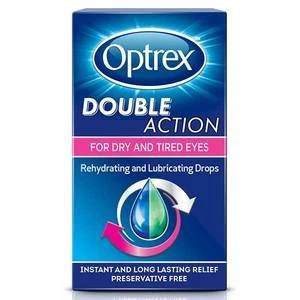 Optrex Double Action For Dry Tired Eyes Rehydrating Drops