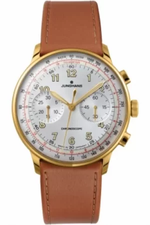 Mens Junghans Meister Telemeter Automatic Chronograph Watch 027/5382.00