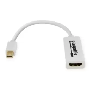 Plugable Technologies Mini DisplayPort (Thunderbolt 2) to HDMI Adapter (Passive)