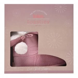 Totes Cord Bootie - Pink