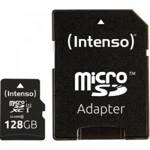 Intenso Premium microSDXC card 128GB Class 10, UHS-I incl. SD adapter