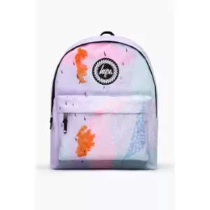 Hype Geometric Backpack (One Size) (Lilac/Orange/Blue)