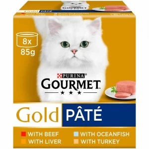 Gourmet Gold Pate Recipes Cat Food 8 x 85g