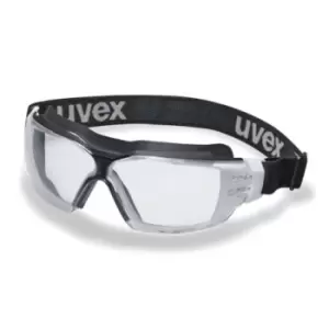 Uvex Pheos cx2 sonic, Scratch Resistant Anti-Mist Safety Goggles with Clear Lenses