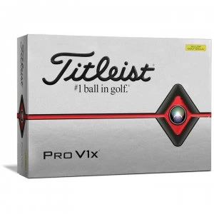 Titleist Pro V1X 12 Pack - Yellow