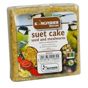Kingfisher Suet Cake with Mealworm