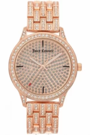Ladies Juicy Couture Pave Crystal Watch JC/1138PVRG