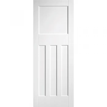 LPD DX 1930s Edwardian 4 Panel White Primed Internal Door - 1981mm x 686mm (78 inch x 27 inch)