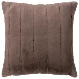 Empress Faux Fur Cushion Taupe, Taupe / 45 x 45cm / Cover Only