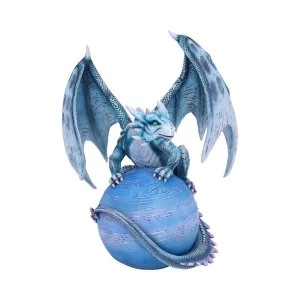 Mercury Guardian Turquoise Planet Dragon Figurine