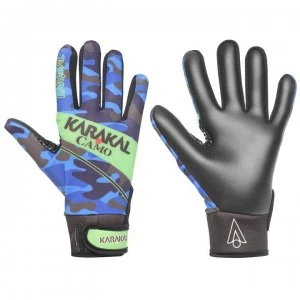 Karakal Camo GAA Gloves Junior - Green/M/Camo