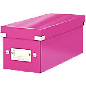 LEITZ WOW Archive Click and Store Cd Box - Pink