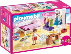 Playmobil 70208 Dollshouse Bedroom Sewing Corner Playset