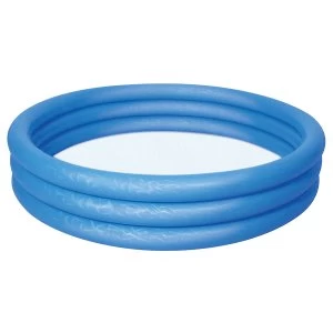 Charles Bentley Bestway Inflatable 6ft Ring Paddling Pool Blue