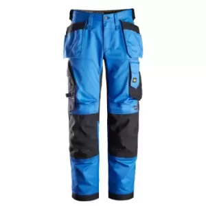 Snickers 6251 Allround Work Stretch Loose Fit Trousers Holster Pockets True Blue/Black 41" 35"