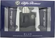 Alfa Romeo Blue Gift Set 125ml Eau de Toilette + 100ml Shower Gel + 100ml Aftershave Balm