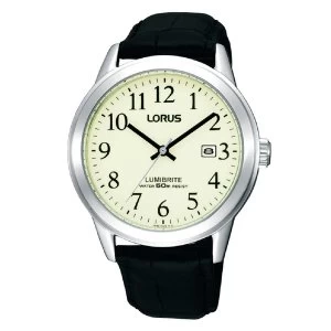 Lorus RH929BX9 Mens Lumibrite Stainless Steel Strap Watch
