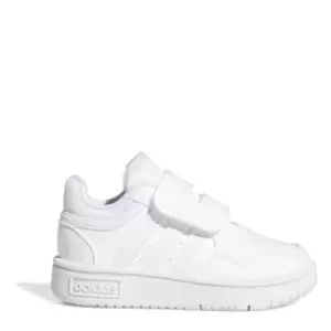 adidas Hoops Court Infant Boys Trainers - White